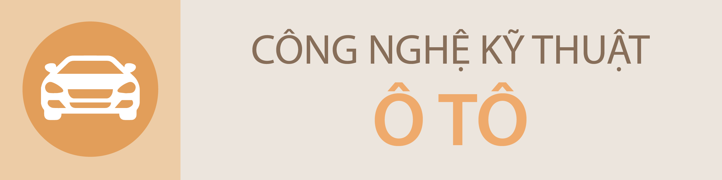 Công nghệ Kỹ thuật Ô tô