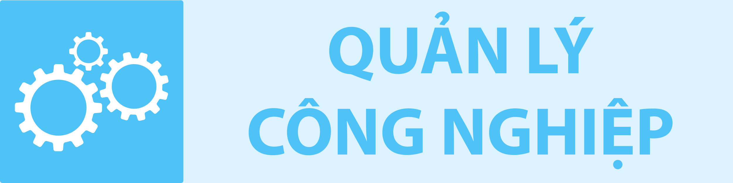 Quản lý công nghiệp