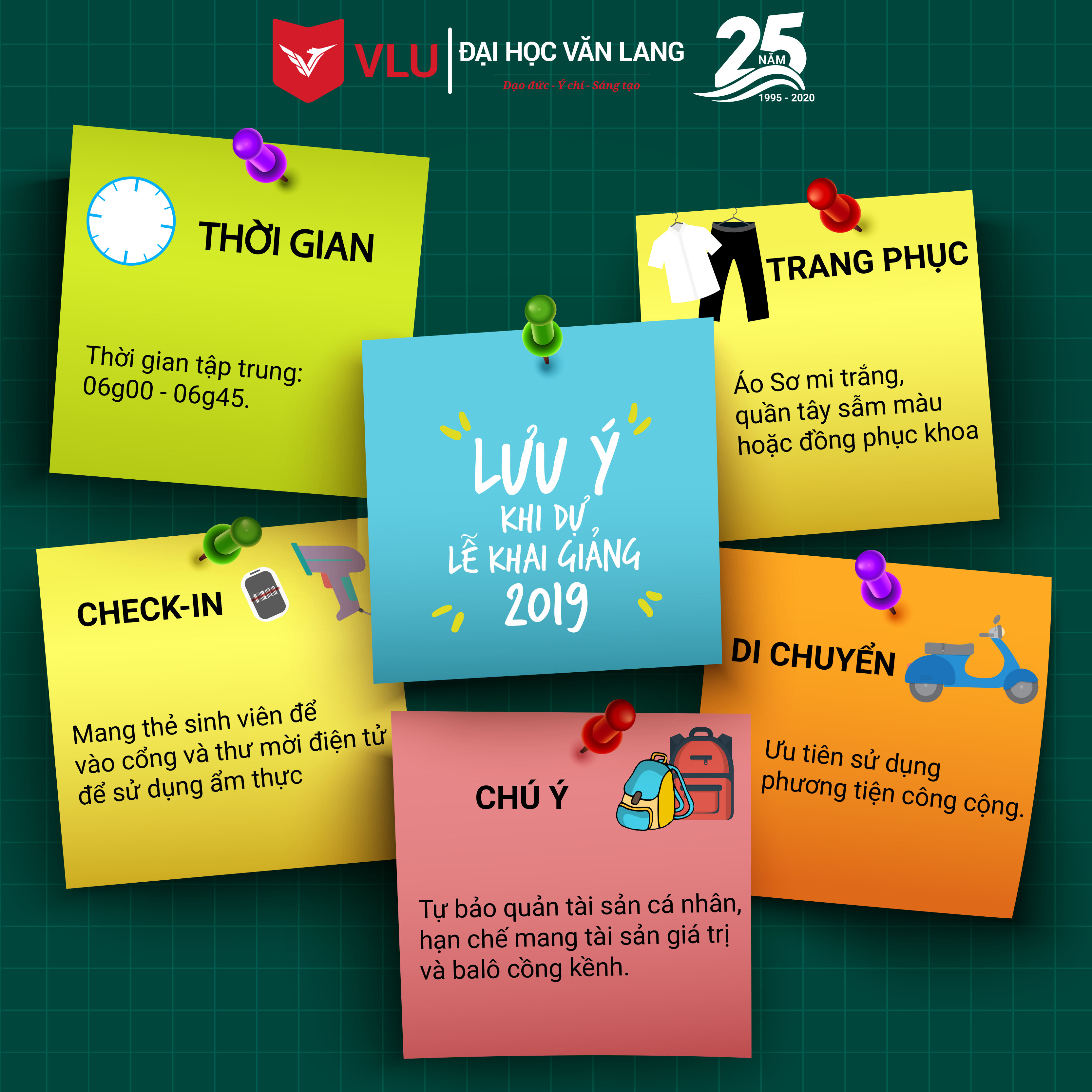 5 luu y khi tham du le hoi khai giang khoa 25 nam 2019