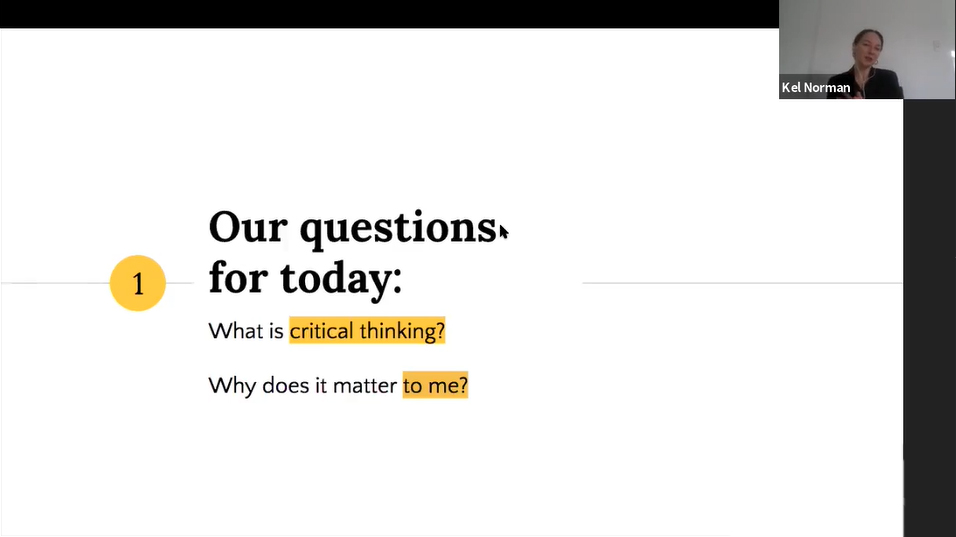 Critical thinking