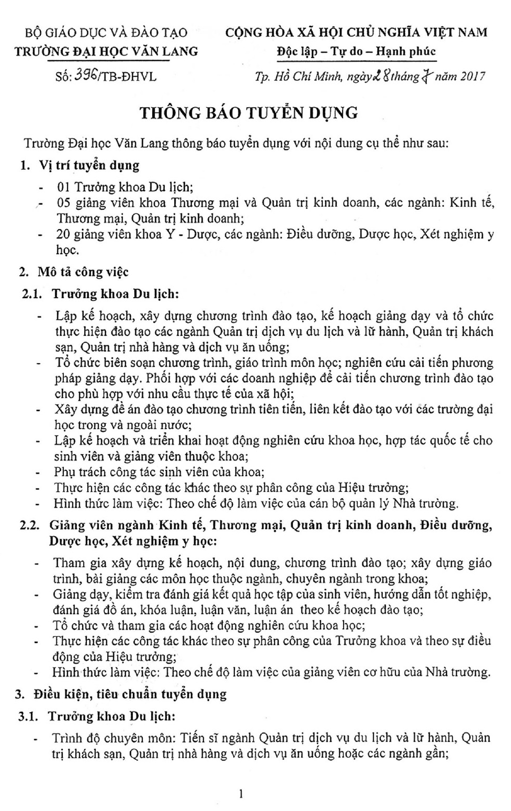 thong bao tuyen dung Page 1