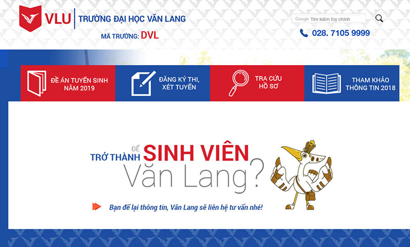 van lang web tuyensinh