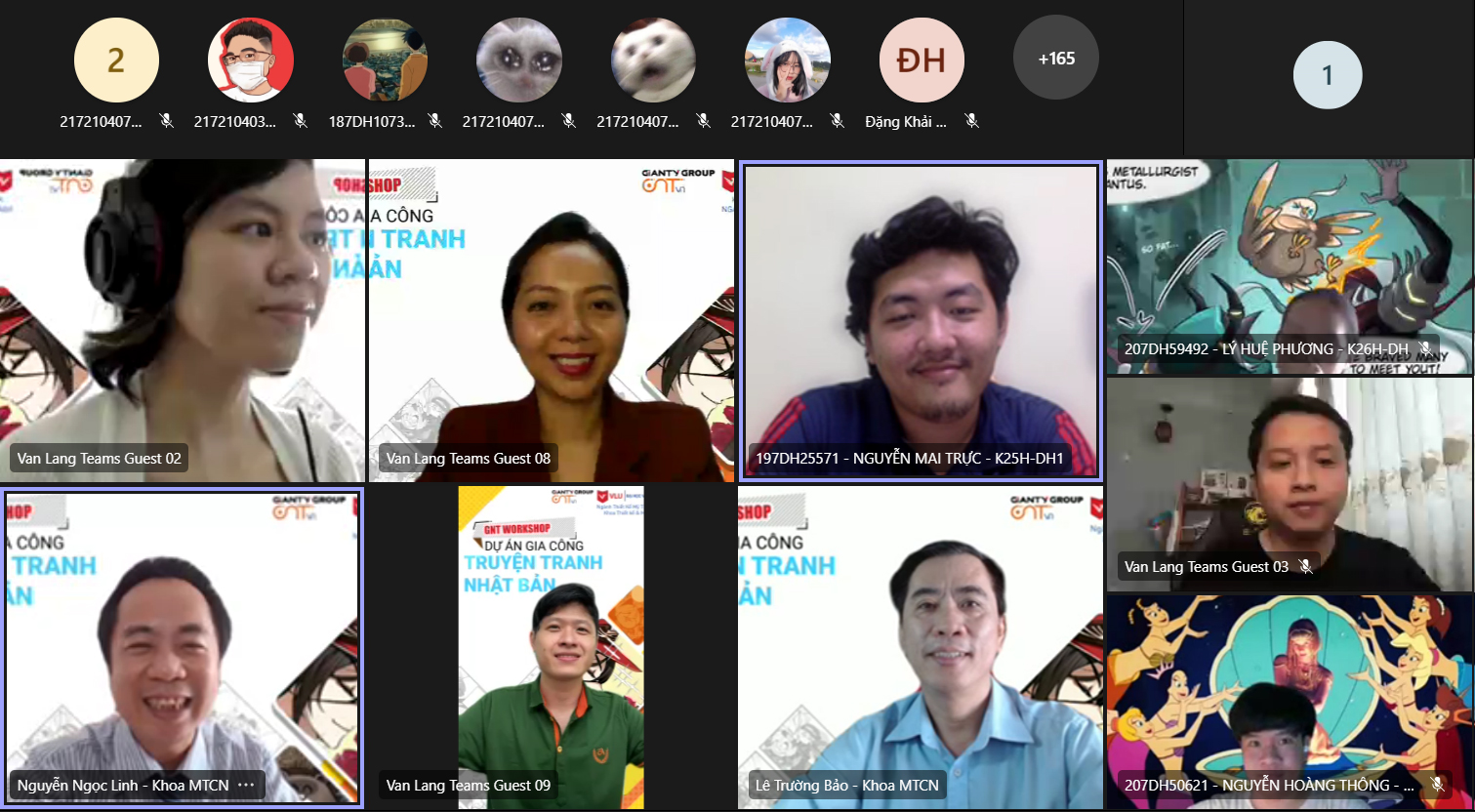 vlu workshop gia cong truyen tranh a