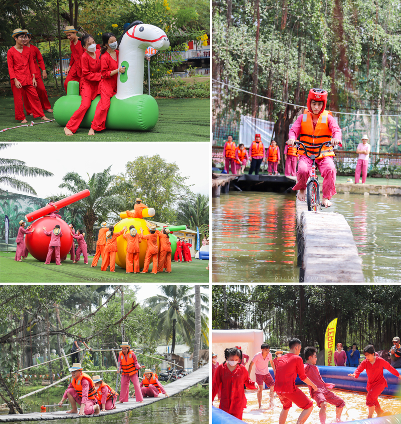 vlu sinh vien du lich tham gia teambuilding i