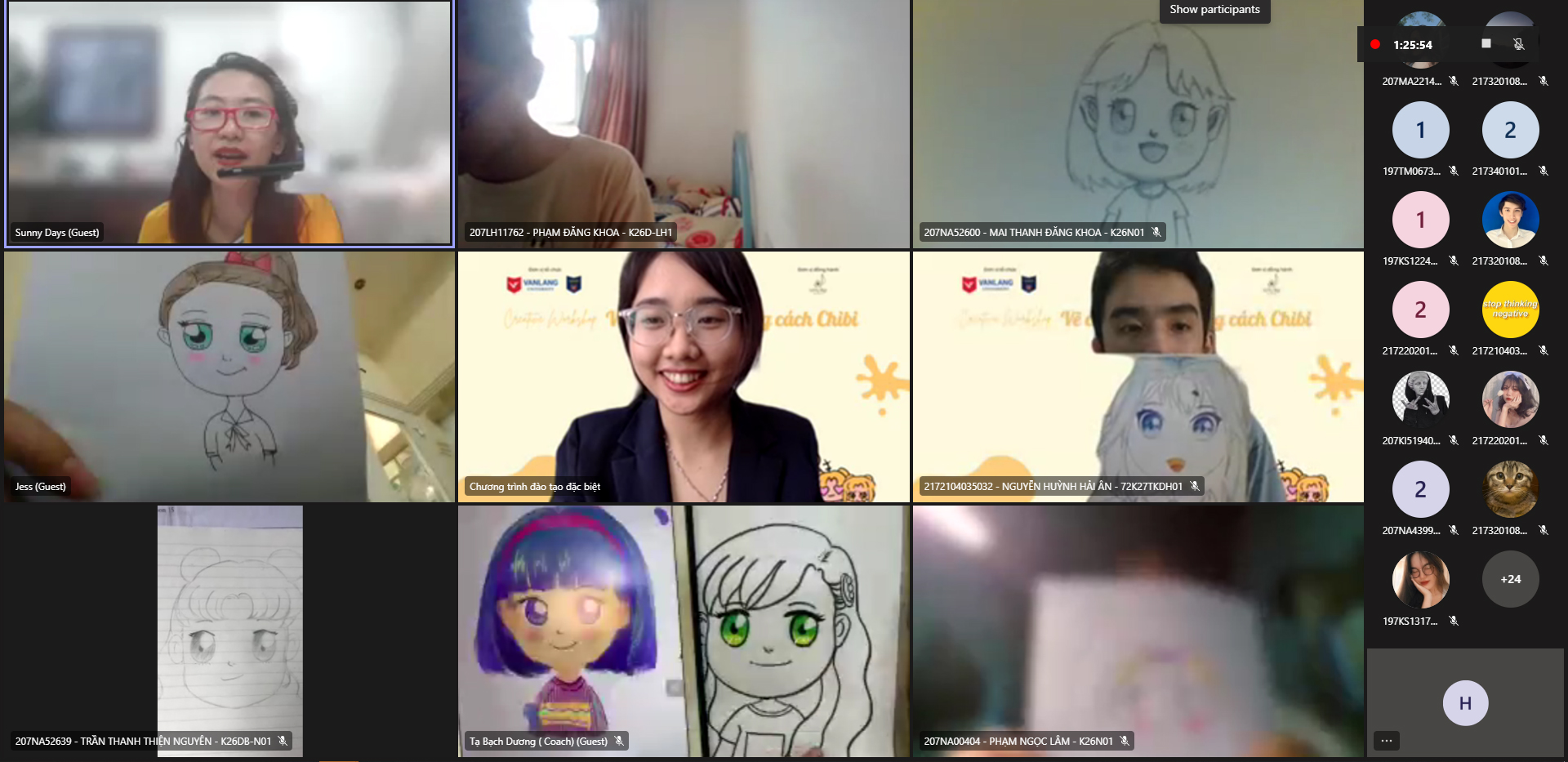 vlu workshop ve chan dung phong cach chibi b