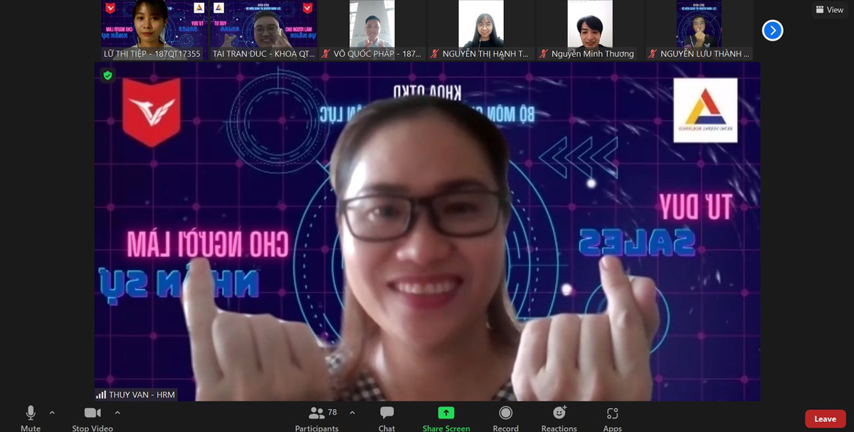 vlu talkshow tu duy sales cua nguoi lam nhan su b